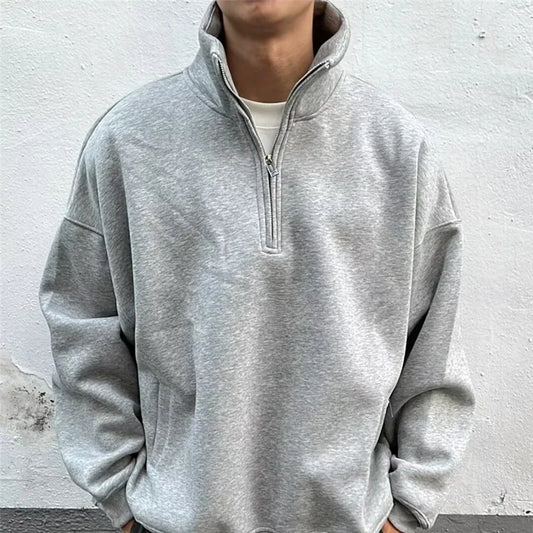 Half Zipper Sweatshirts Vintage